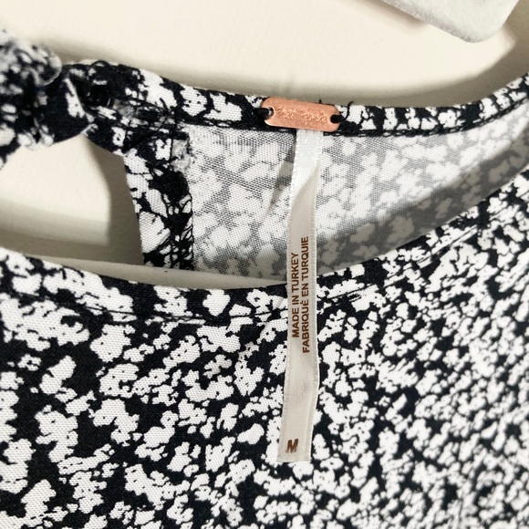 Free People Dancing in the Dark open back mini dress MED - Picture 3 of 7